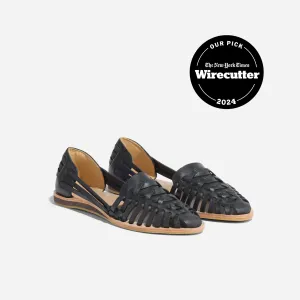 Women's Huarache Sandal Black -NISOLO