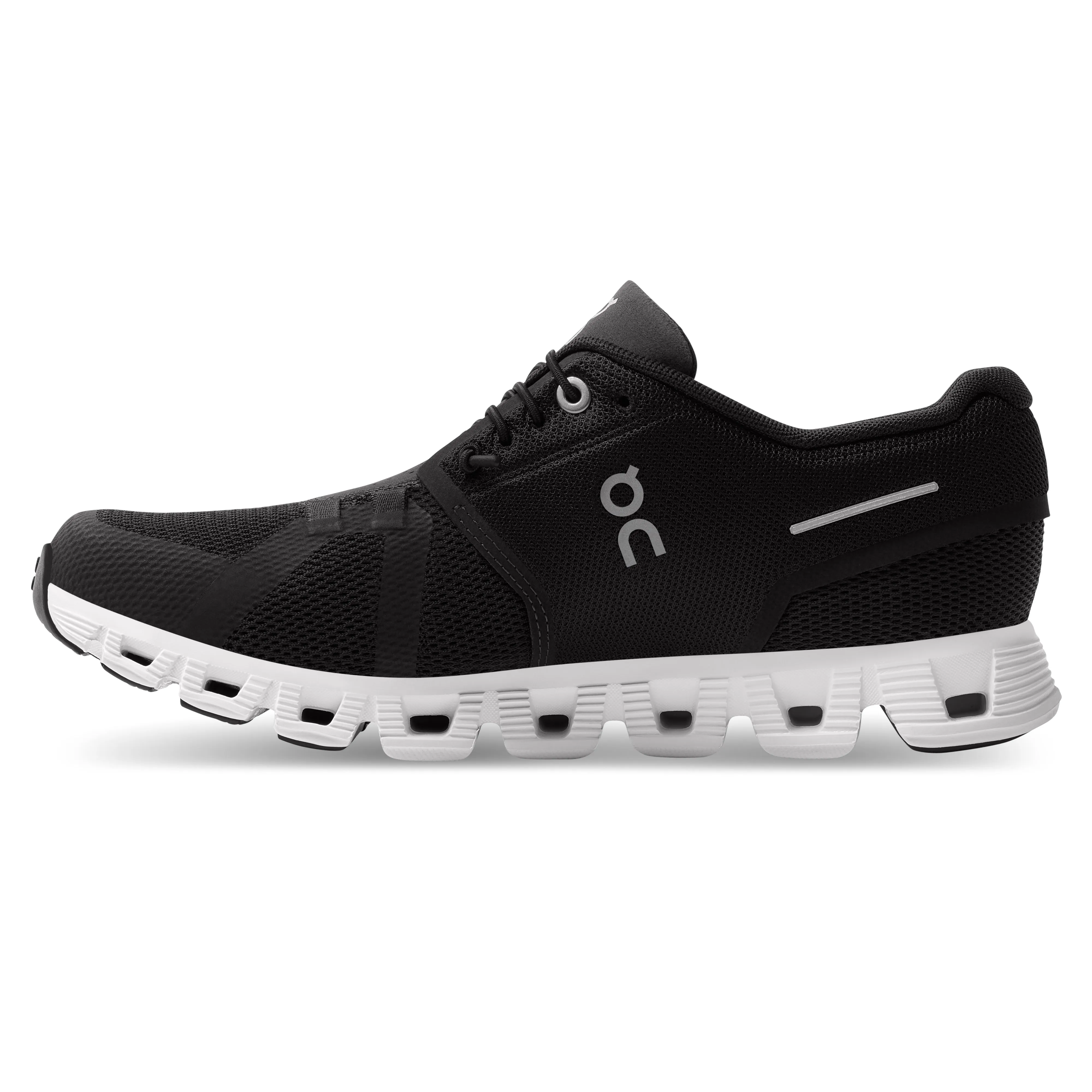 Women's On Cloud 5 Running Shoe in Black | White