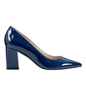 Zala Block Heel Pointy Toe Pump -MARC FISHER